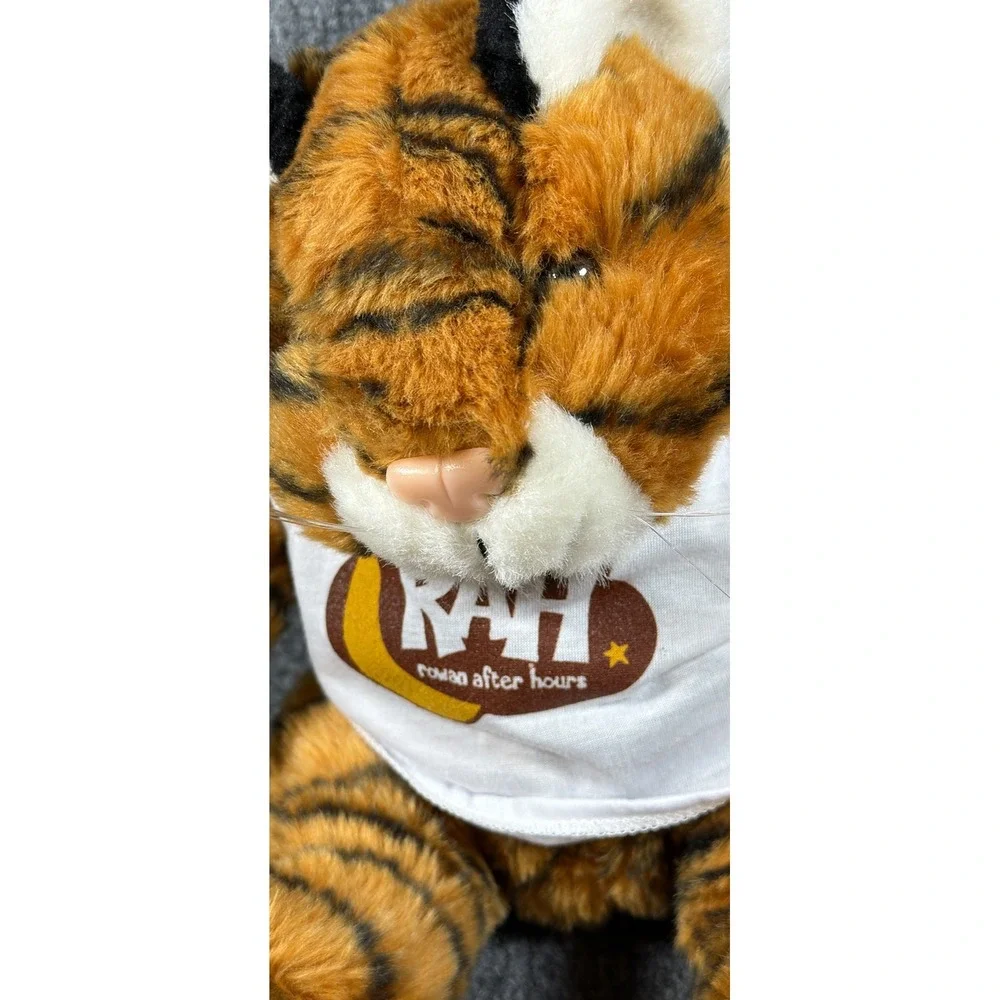 Deroma Tiger Plush Rowan After Hours RAH Shirt Stuffed Animal Made in Italy
